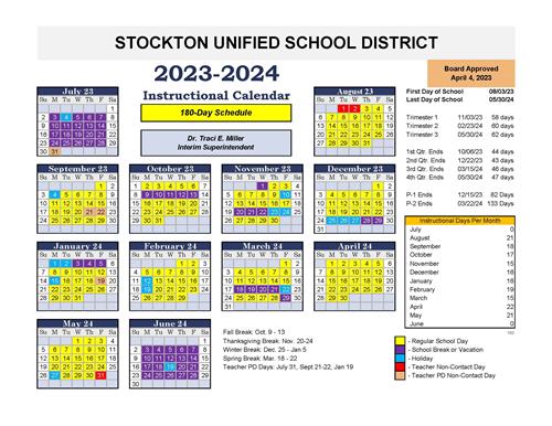 Instructional Calendar